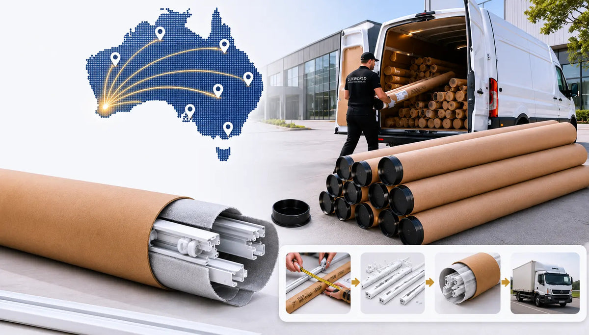 Custom curtain tracks delivered Australia wide
