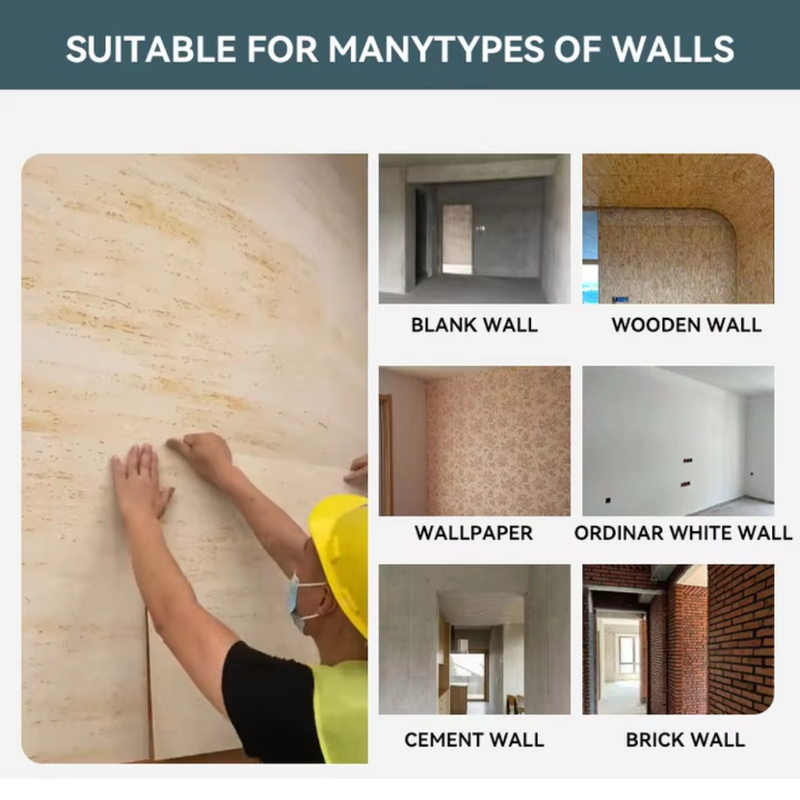 Luxworld ECO Flexi Stone – Desert Travertine | Travertine-Look Flexible Stone Wall Panel extra image 1