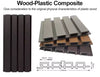 Outdoor Wall Panel – Dark Teak Finish LUXWORLD