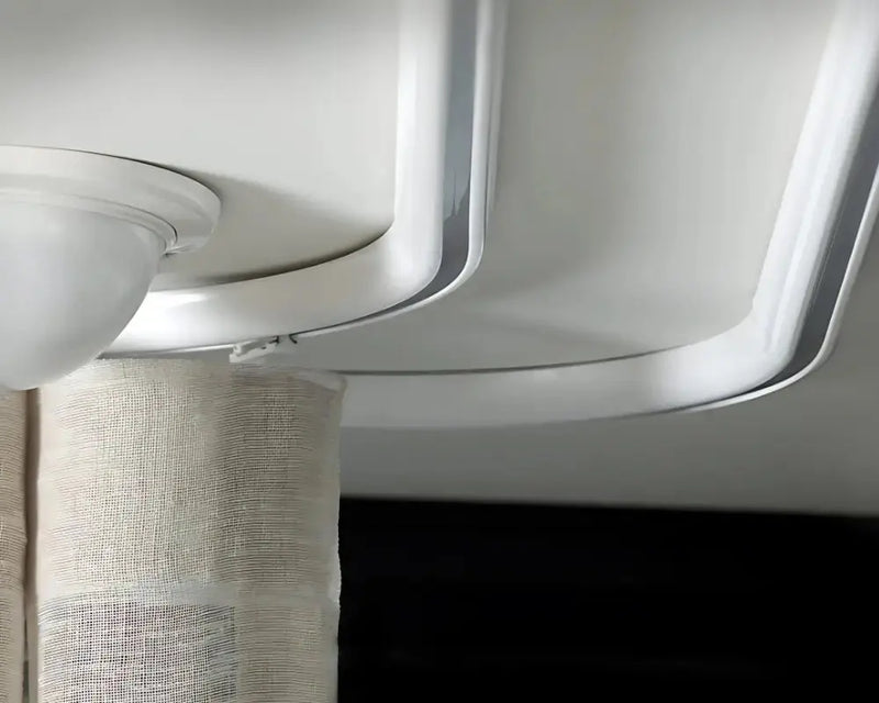 Custom curved curtain track