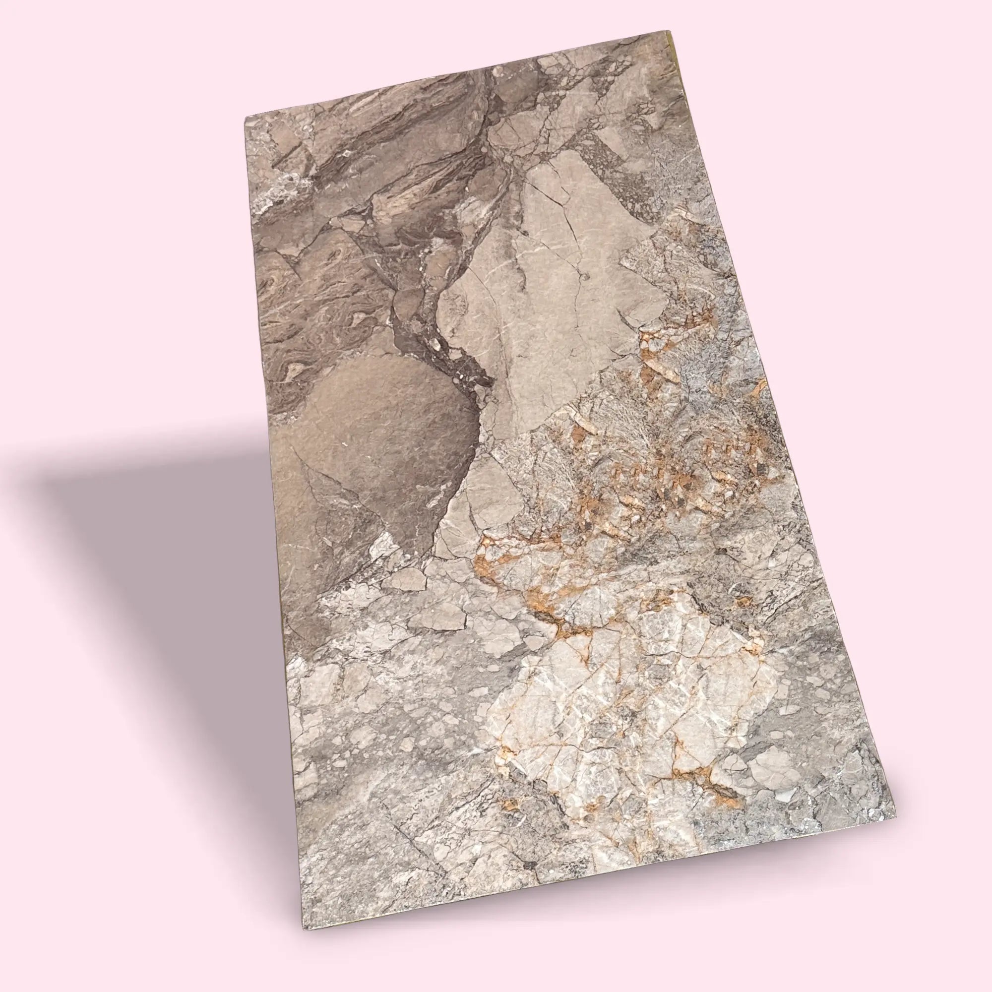 Luxworld ECO Flexi Stone Urban Earth wall cladding panel showing natural stone texture and flexible stone surface for interior or exterior walls.