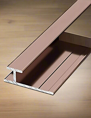 Aluminium T Joiner Angle & Trims- Black / Gold Colour 2900mm Long  Chanel- AC-04