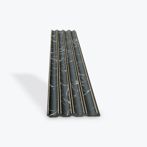 Black Marble with Gold Line PS Decorative Wall Panel- BP1255-11