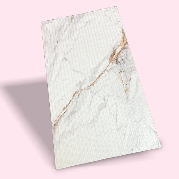 Luxworld ECO Flexi Stone Indoor & Outdoor - Marble Snow White - LUXWORLD