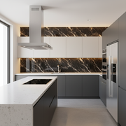 Black Granite - SPC Wet Wall Panel 1220mm x 2900mm