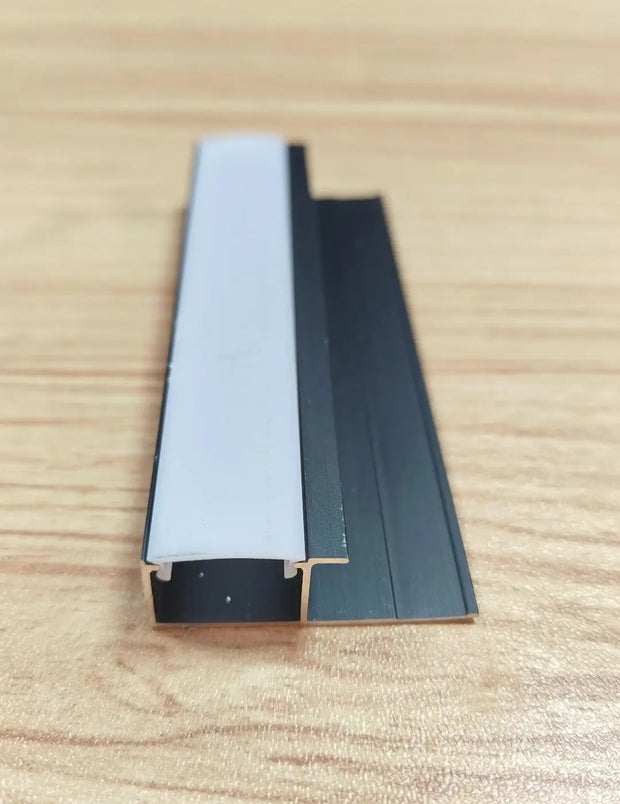 Aluminum Profile For LED Strip Lights Black colour - AC02