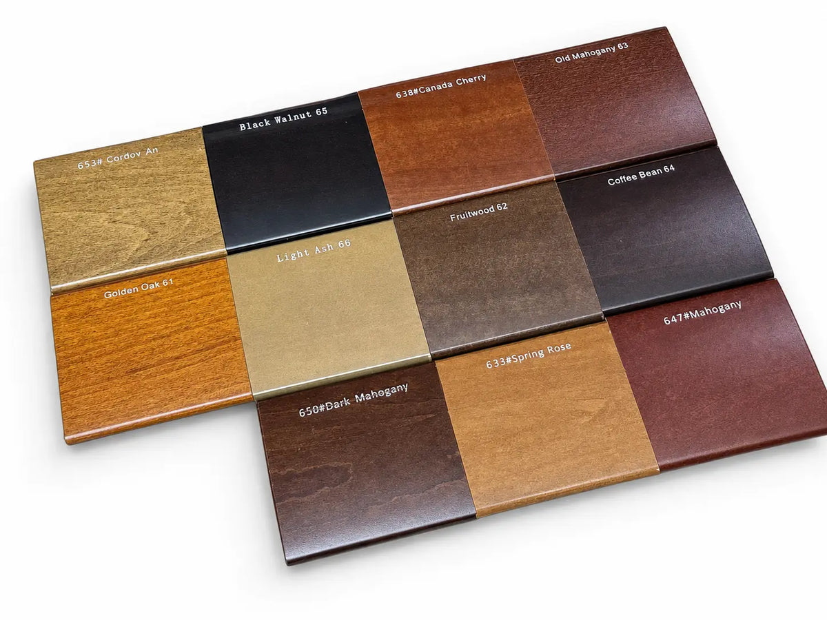 Sovereign Basswood painted and natural stain finish collection