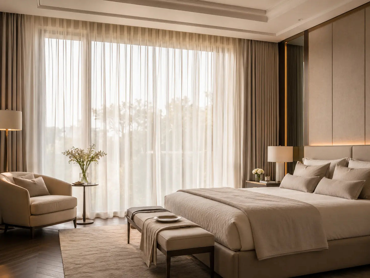 Curtain track systems for homes builders and commercial projects