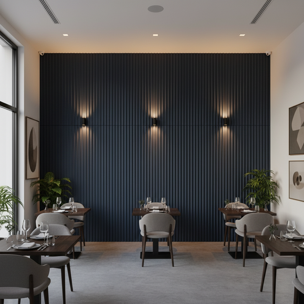 Midnight Charcoal WPC Wall Panel