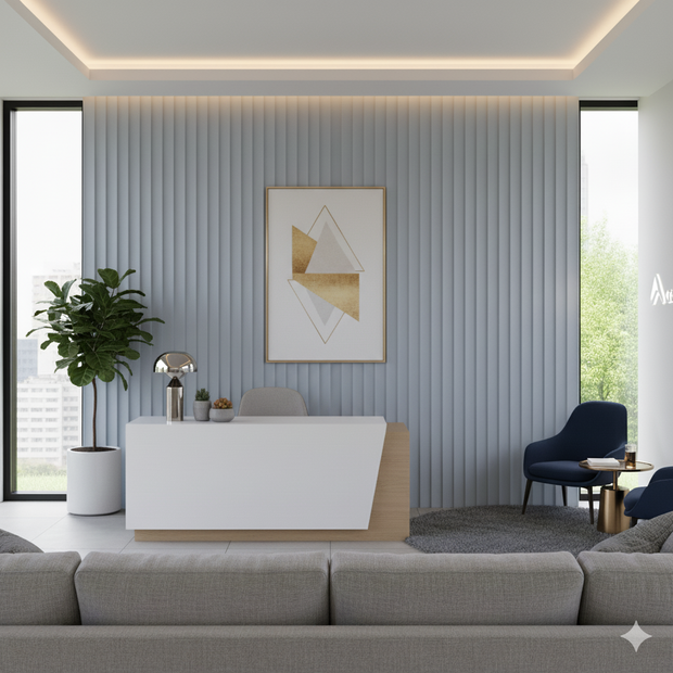 Cloud Leather WPC Wall Panel