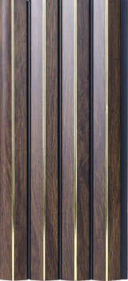 Luxworld PS fluted Decorative Wall Panels (Jarrah) - AM1713-1
