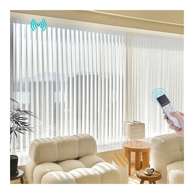Motorised Dream Sheer blinds LUXWORLD