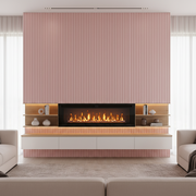 Soft Pink Skin WPC Wall Panel