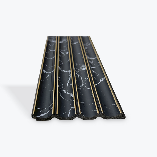 Black Marble with Gold Line PS Decorative Wall Panel- BP1255-11