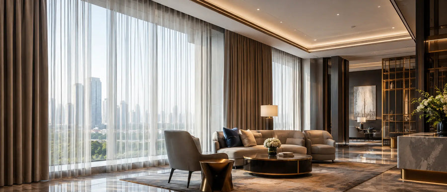 Curtain tracks for homes and apartments