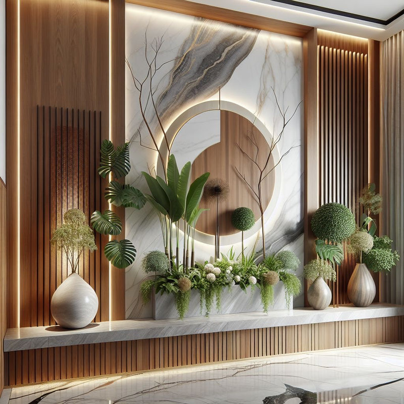 Luxury PVC Marble Wall Panels - 1220*2900*5mm (GJ-20) extra image 3