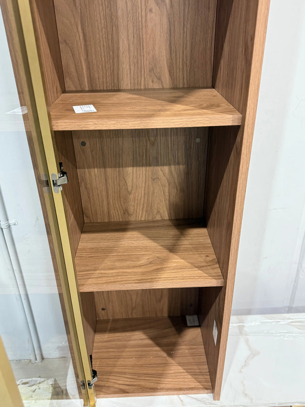 Floating TV Unit & Tall Glass Cabinet THE-LUXWORLD