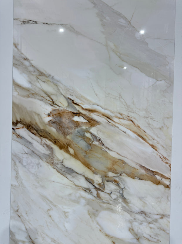 Calacatta Gold Marble SPC Wet Wall Panel- 1220mm x 2900mm