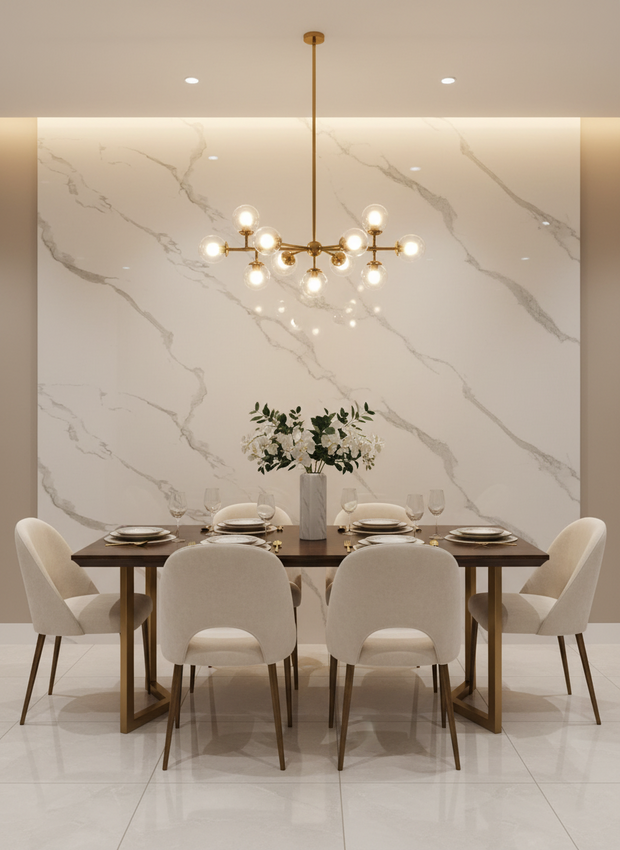 Calacatta Oro - SPC Marble Wet Wall Panel 1220mm x 2900mm