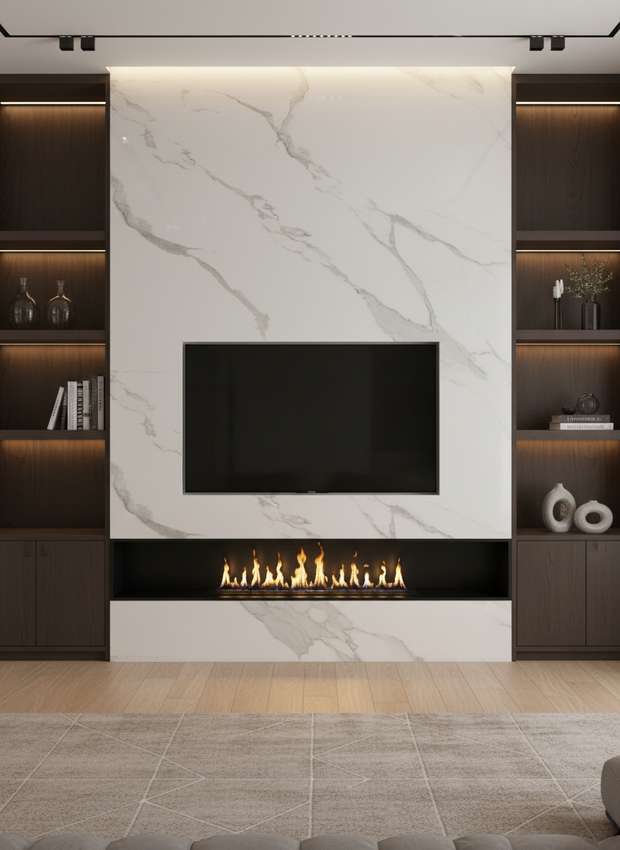 Calacatta Oro - SPC Marble Wet Wall Panel 1220mm x 2900mm