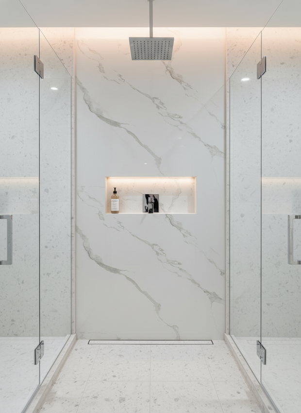 Calacatta Oro - SPC Marble Wet Wall Panel 1220mm x 2900mm