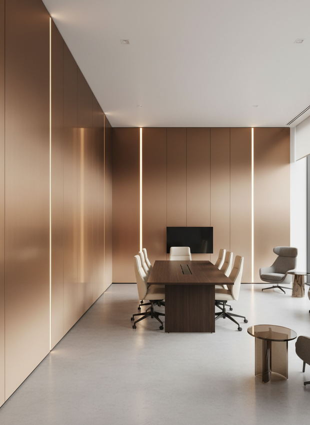 Metallic Bronze- WPC Wall Panel 1220mm x 2900mm