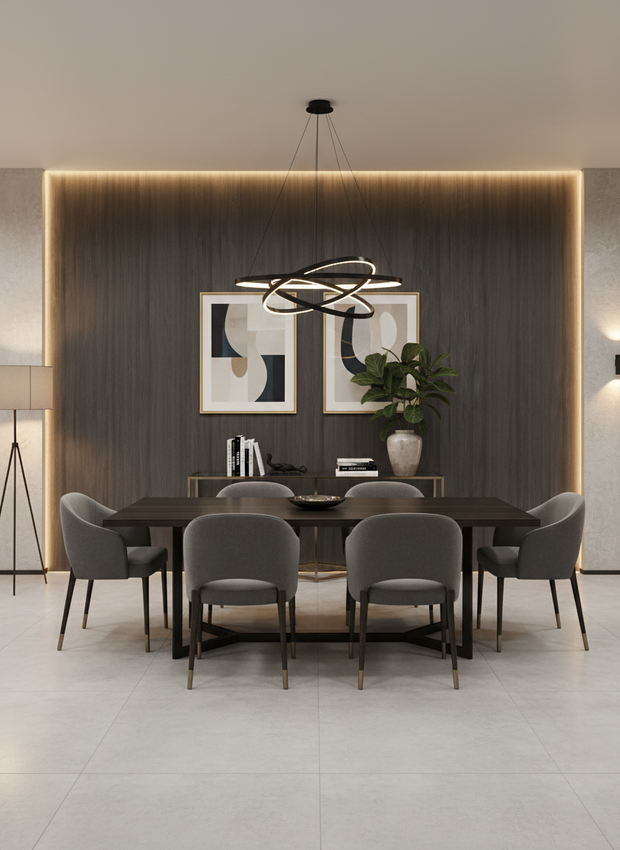 Smoked Oak - WPC Timber Wall Panel 1220mm x 2900mm