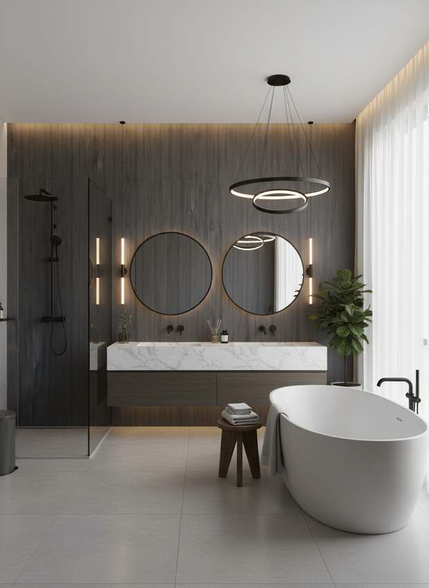 Smoked Oak - WPC Timber Wall Panel 1220mm x 2900mm