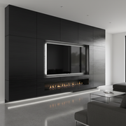 Brushed Black Titanium Wall Panel 1220mm x 2900mm