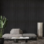 Acoustic Wall Panels in Black Oak Finish – LUXWORLD (2700mm x 520mm) LUXWORLD