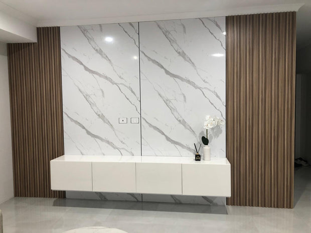Calacatta Marble PVC Wall Panel- 1220mm wide  x 2440mm height