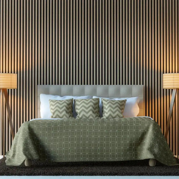 Acoustic Wall Panel (2700mm x 520mm) -  Natural Oak LUXWORLD