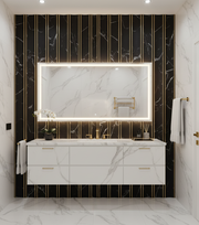 Black Marble with Gold Line PS Decorative Wall Panel- BP1255-11