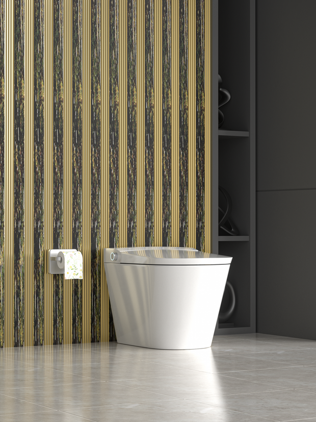 Luxworld Fluted Decorative Wall Panels (Danish Teak)- AM1632-2
