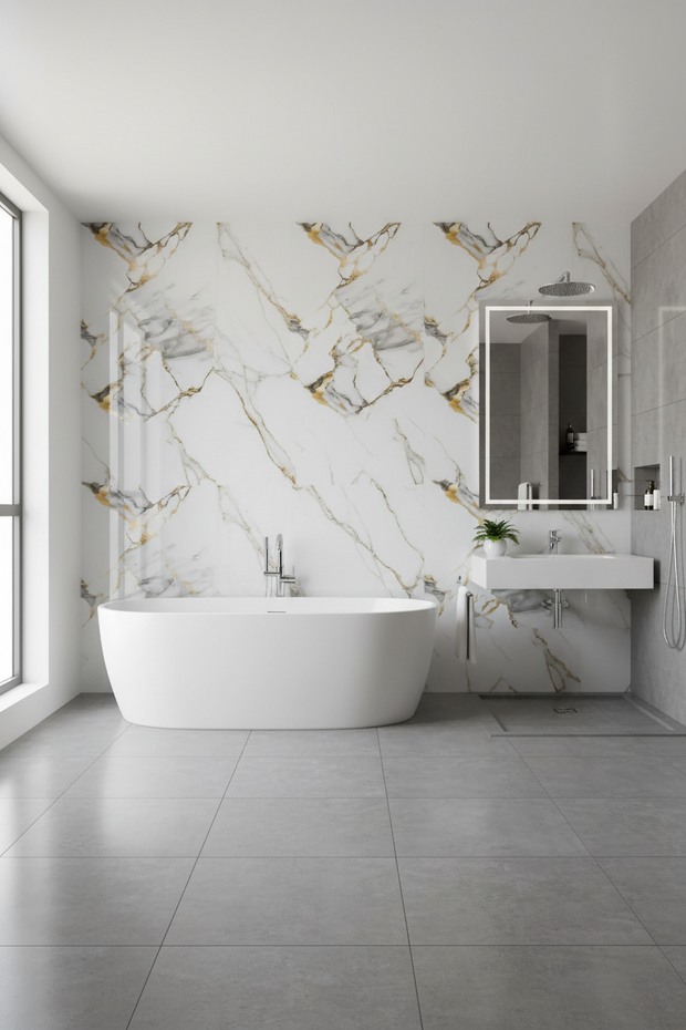 LUXWORLD 3D PVC Marble Wall Board: The Future of Eco-Friendly Building Materials -(GJ 19)