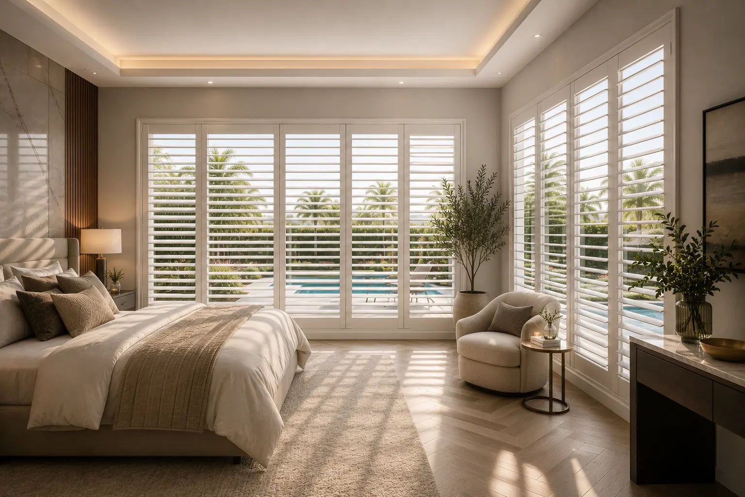 Fusion Plus PVC plantation shutter colour collection