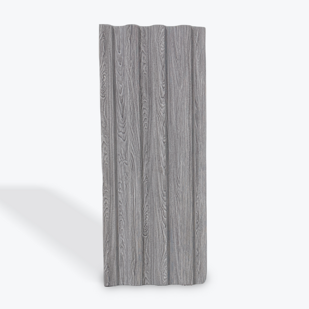Luxworld Silver Oak PS 3D Wall Panel featuring cool grey wood grain effect with realistic oak texture and modern finish