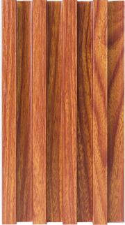 Wholesale Composite WPC Indoor Wall Panel Wood Series Dark Teak -M8033-9