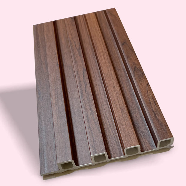 Composite Wall Cladding – Indoor Teak Wall Panel XK7071-A189 ( 2700mm x 160mm ) - LUXWORLD