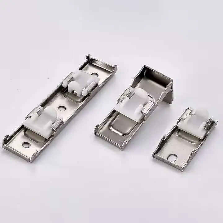 LUXWORLD GlideMaster Flexi Curtain Tracks for curtains and drapes, adjustable metal rail system with ceiling mount design.