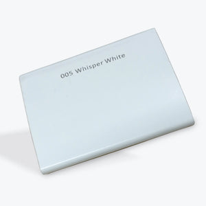 Whisper White PVC shutter colour