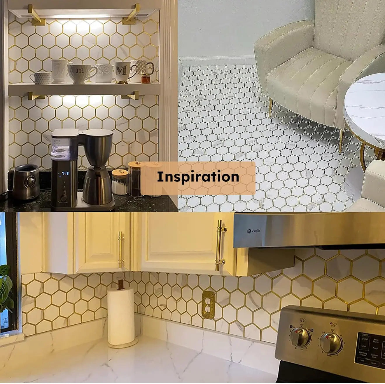 Peel stick mosaic tile from LuxWorld, MOS-JS-005-1, featuring a colorful, self-adhesive mosaic pattern for home decor.