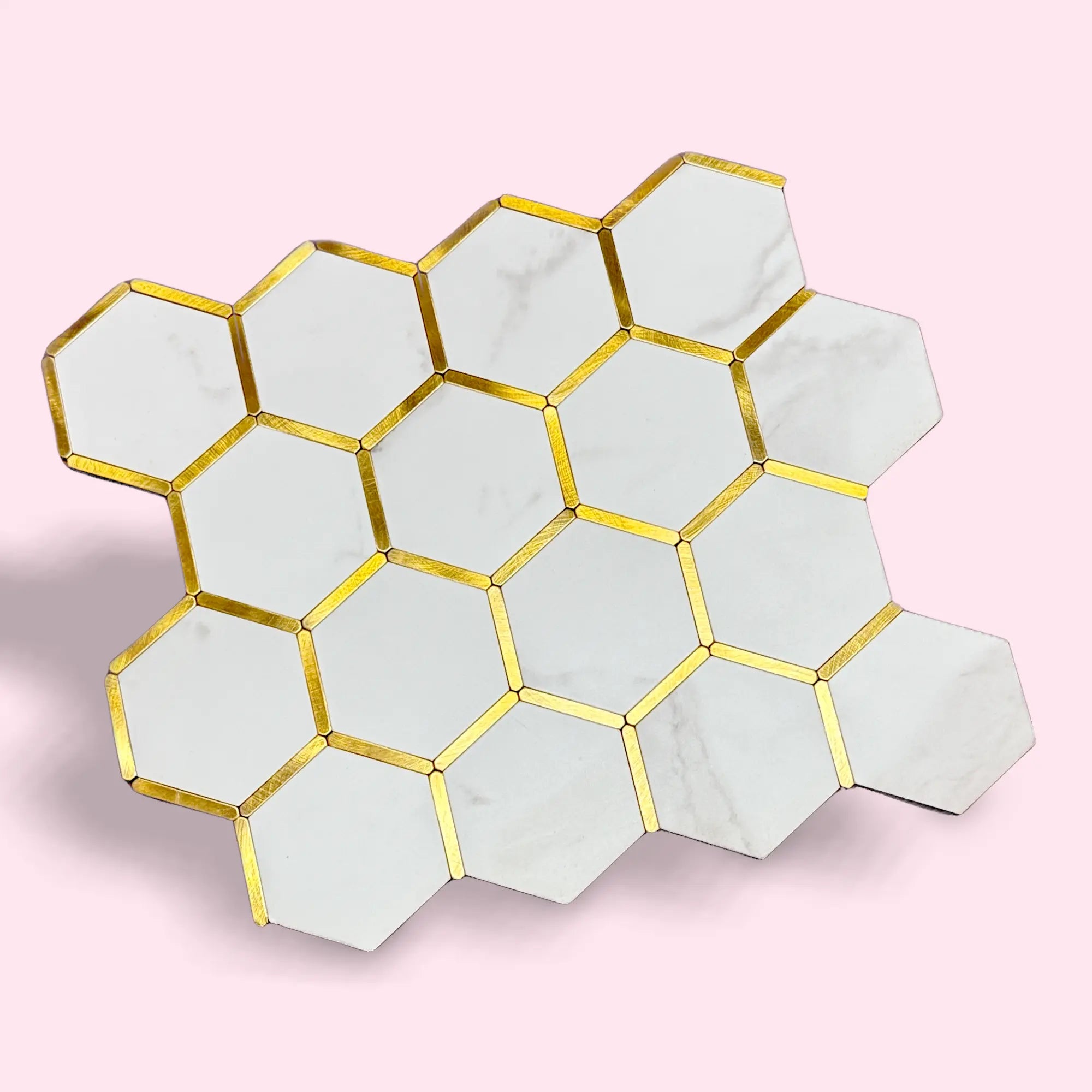 Peel stick mosaic tile from LuxWorld, model MOS-JS-005-1, featuring colorful, decorative mosaic pattern for wall or surface application.