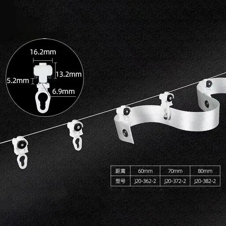 Wheel Runner For S Wave Curtains - WR-01 - LUXWORLD