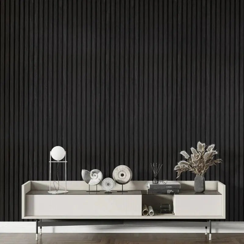 Acoustic Wall Panels in Black Oak Finish – LUXWORLD (2700mm x 520mm) extra image 2