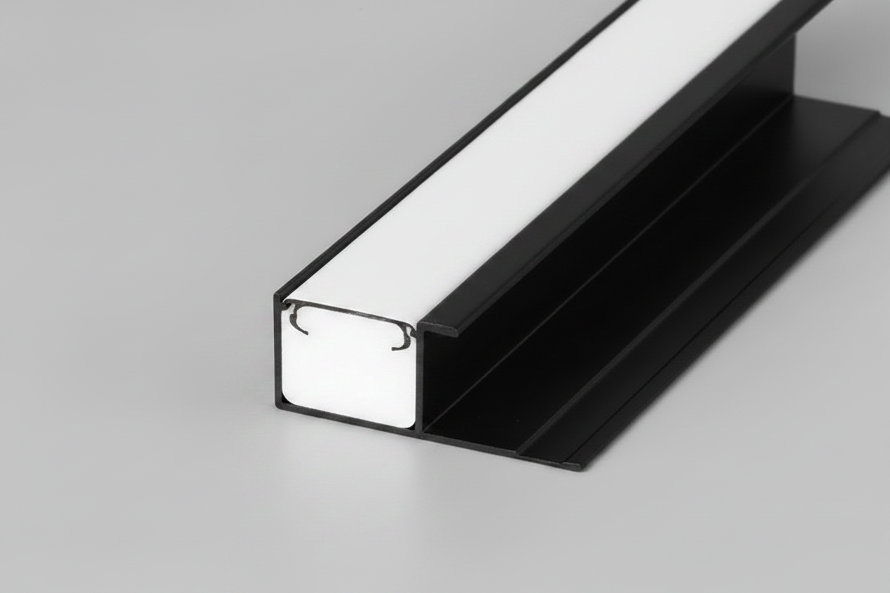Aluminum Profile For LED Strip Lights Black Colour - AC03 – LUXWORLD