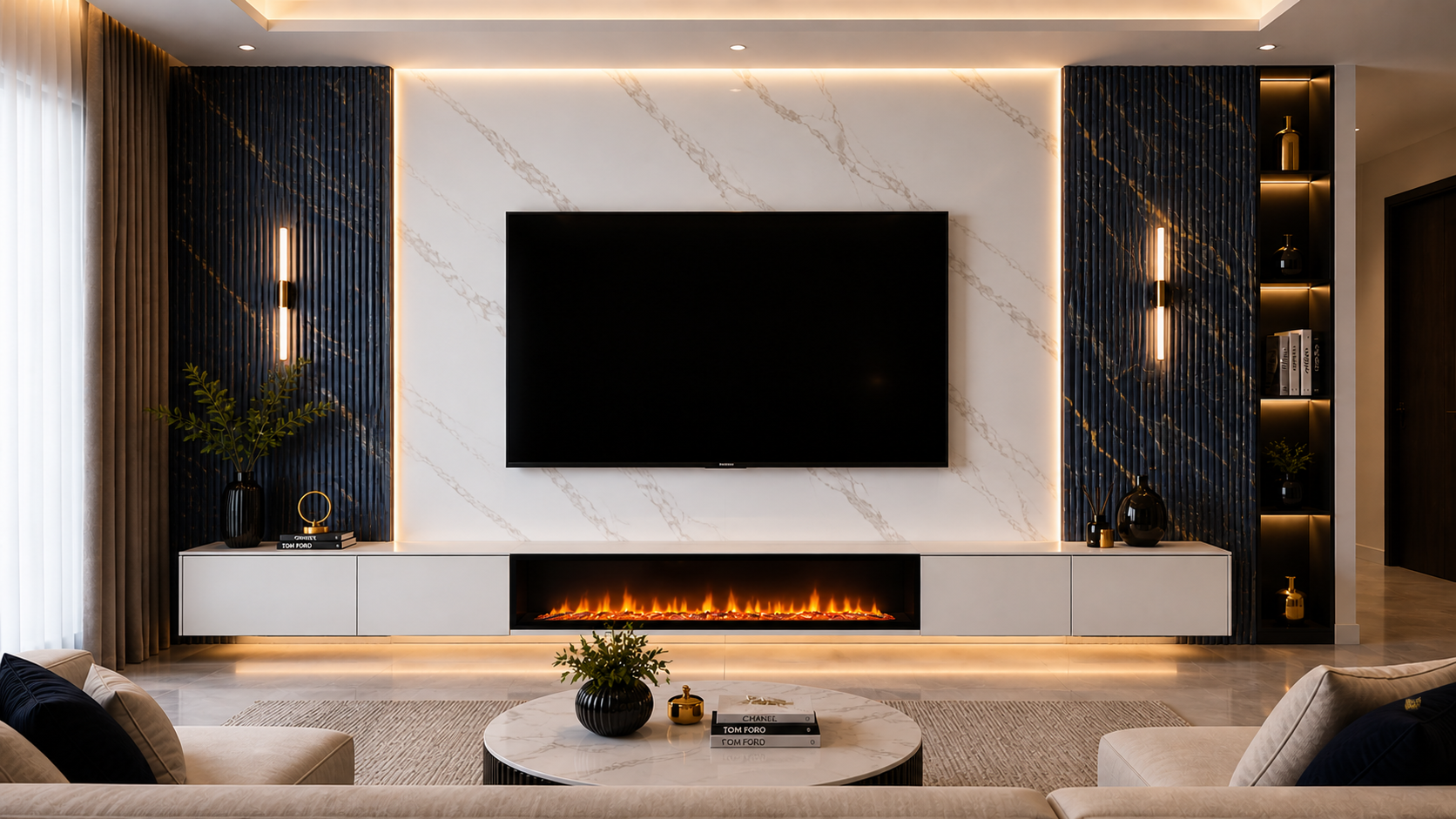 Calacatta Oro - SPC Marble Wet Wall Panel 1220mm x 2900mm- ( LX-D203 ...