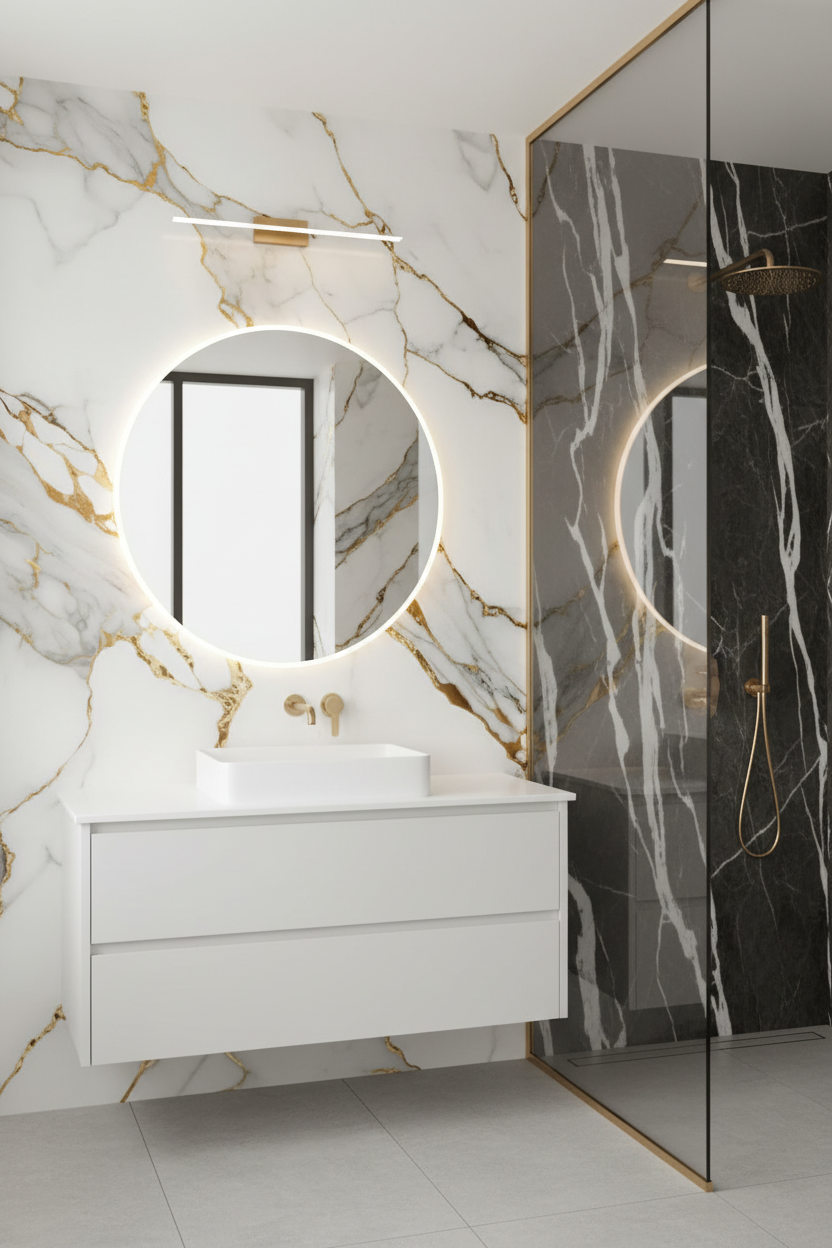 Bamboo Charcoal Marble Panels Perth | Factory Direct | No Middleman, No ...