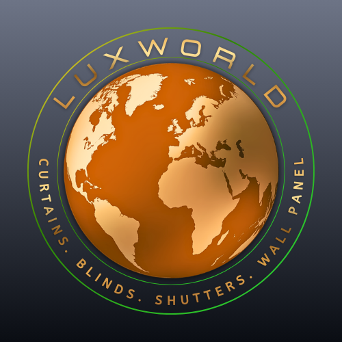 Modern ceiling track for curtains by LUXWORLD, part of Series 70 Recess, with a sleek design and gold accents.