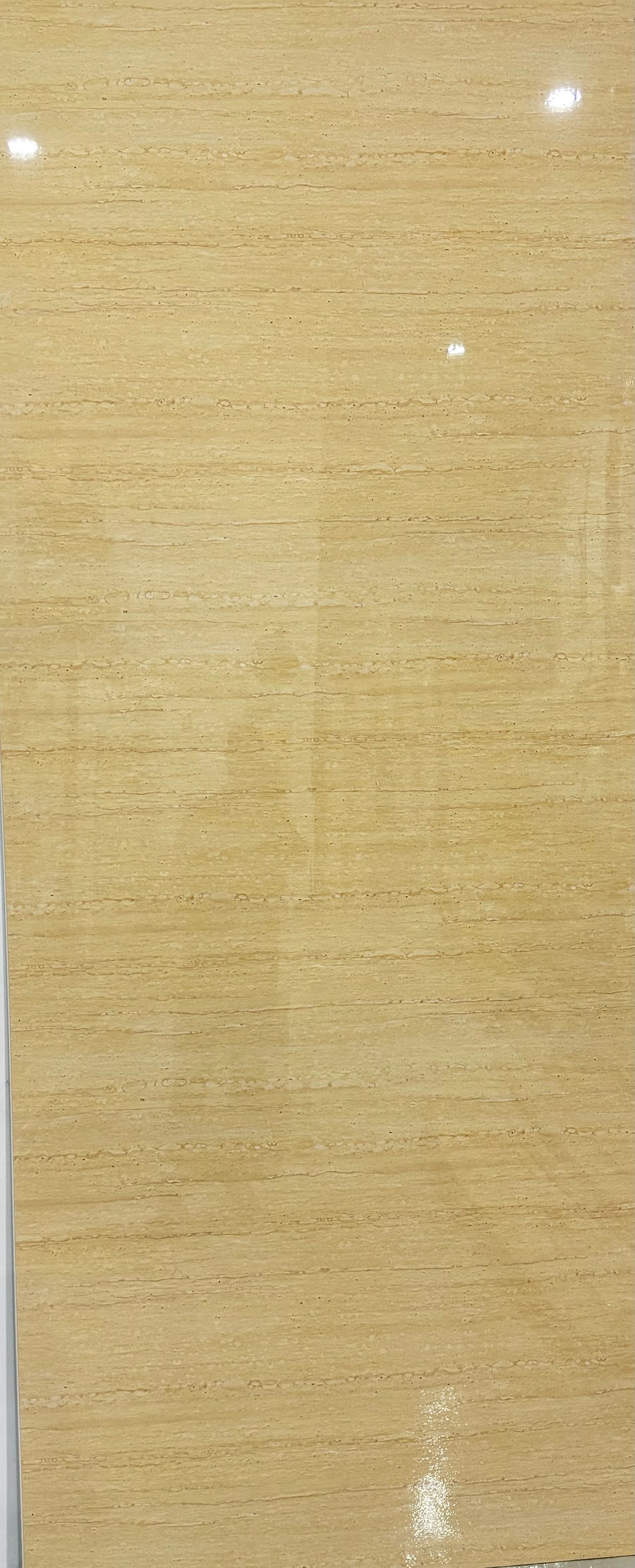 Roman Travertine SPC wet wall panel by LUXWORLD, 1220mm x 2900mm, showcasing textured stone-like wall cladding.